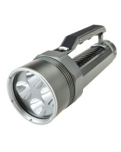 Lustefire Dv400 4 * Cree Xm-L2 Max 4000 Lumen Dimmen-Led-Tauch-Taschenlampe (2 * 26650, Nicht Inklusive) -Gray + Schwarz