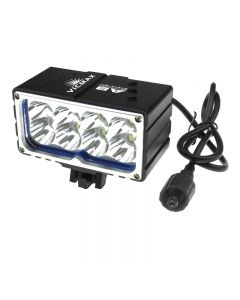 Vicmax 8*L2 LED 10000 Lumen 3 Modi LED Fahrradlicht Fahrradscheinwerfer-Set mit 6*18650 wasserdichtem Akku
