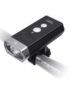 ROCKBROS 1800 Lumen LED Fahrradleuchte IPX-6 Wasserdichte USB wiederaufladbare Fahrradleuchte