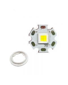 DIY 70.3 High Density 45W 6V Weiß 6500K LED-Emitter mit 20 mm DTP Kupfer MCPCB (1 Stück)