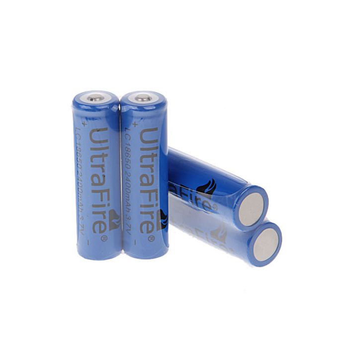 4er Packung UltraFire 18650 3,7V 2400mAh Akku Li-ion Battery(4pcs)